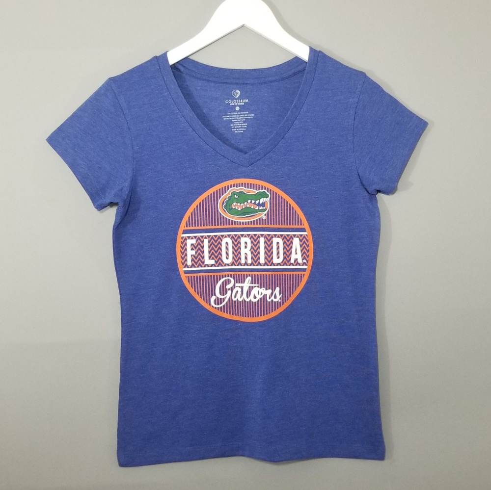 Colosseum Florida Gators V-Neck Grapic T-Shirt  M
